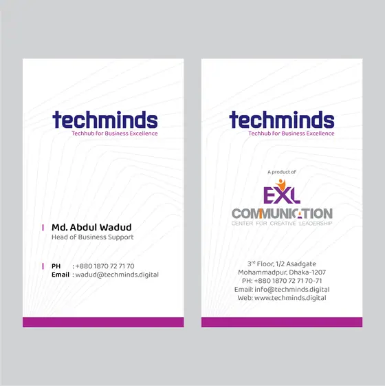 Business card, EXL Communication