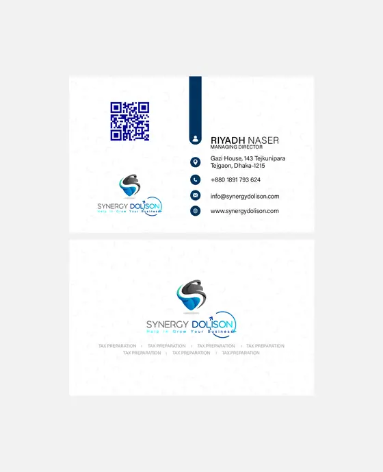 Business card, Synergy Dolison 1