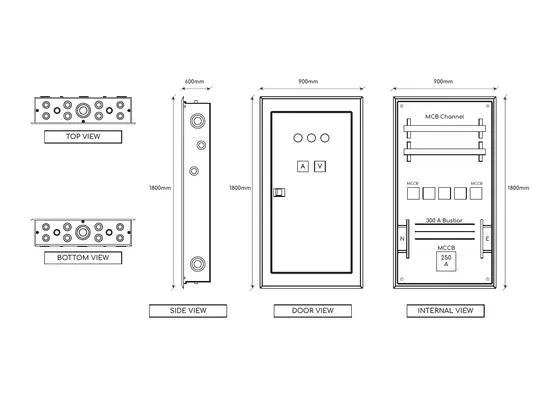 MCCB box, full diagram