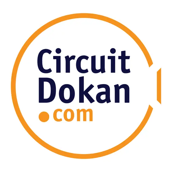 Circuit Dokan, on white